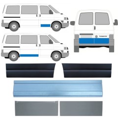 Opravný plech dverí pre Volkswagen Transporter T4 1990-2003 / Ľavá+Pravá / Sada 11392