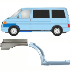 Opravný plech prahu + predného podbehu + predného blatníka pre Volkswagen Transporter T4 1996-2003 / Ľavý / Sada 10044