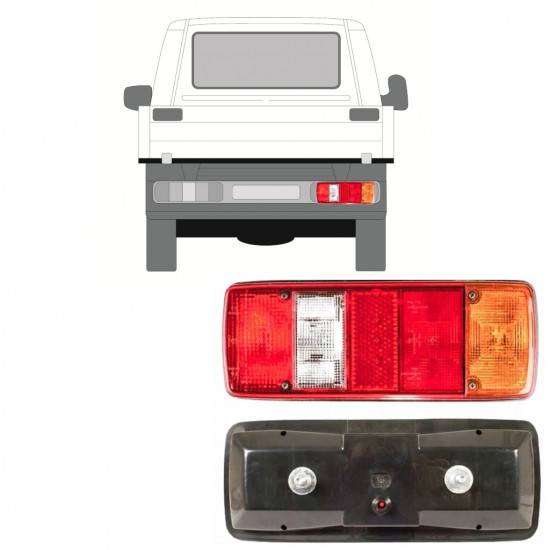 Zadná lampa pre VW Transporter T4 1990- / Pravá 7423