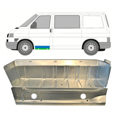 Opravný plech prahu predného schodu vnútorný pre VW Transporter T4 1990-2003 / Ľavý 9023