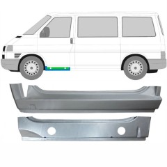 Opravný plech predného prahu vnútorný + vonkajší pre Volkswagen Transporter T4 1990-2003 / Ľavý / Sada 9906