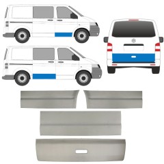 Opravný plech dverí pre Volkswagen Transporter T5 2003-2015 / Ľavá+Pravá / Sada 11394