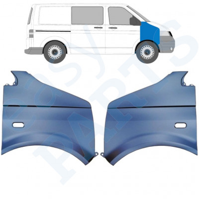 Predný blatník pre VW Transporter T5 2003-2015 / Ľavá+Pravá / Sada 10535