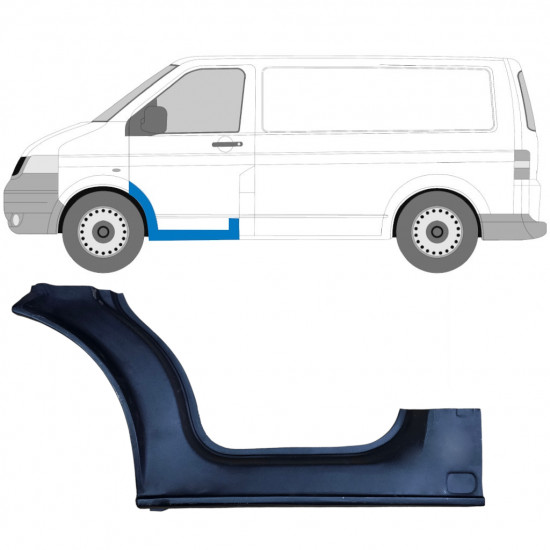 Opravný plech prahu predných dverí pre VW Transporter T5 2003-2015 / Ľavý 7139