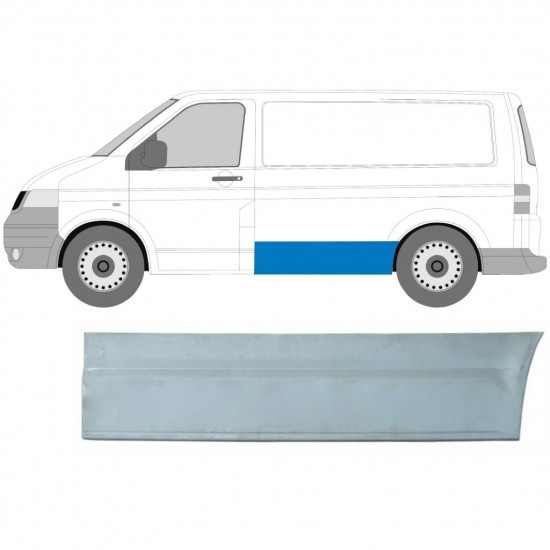 Opravný plech bočnej steny pre VW Transporter T5 2003-2015 / Ľavý 5023