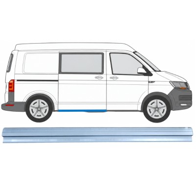 Opravný plech prahu posuvných dverí pre Volkswagen Transporter T6 2015-2024 / Pravá 17183