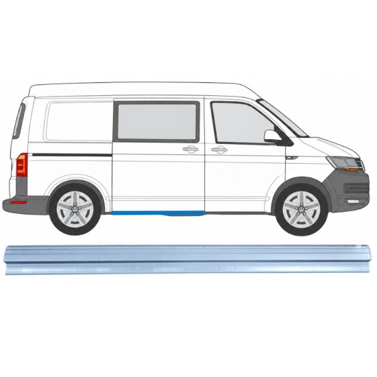 Opravný plech prahu posuvných dverí pre Volkswagen Transporter T6 2015-2024 / Pravá 17183