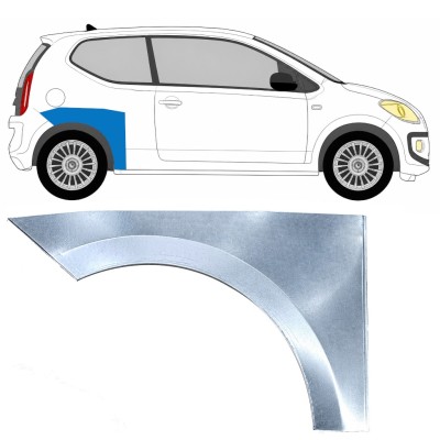 Lem zadného blatníka pre Volkswagen UP! 2011- / Pravá 17208