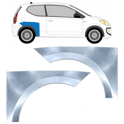 Lem zadného blatníka pre Volkswagen UP! 2011- / Ľavá+Pravá / Sada 17210