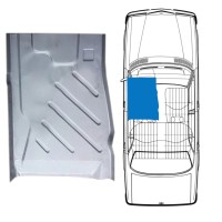 Opravný plech prednej podlahy pre Mercedes W123 1975-1985 / Ľavý 16047