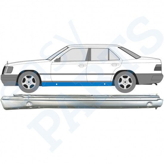 Kompletný prah pre Mercedes W124 1984-1996 / Ľavý 6364