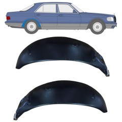 Vnútorná oprava zadného blatníka pre Mercedes S-Class W126 1979-1991 / Ľavá+Pravá / Sada 10533