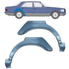 Lem zadného blatníka pre Mercedes S-Class W126 1979-1991 / Ľavá+Pravá / Sada 9644