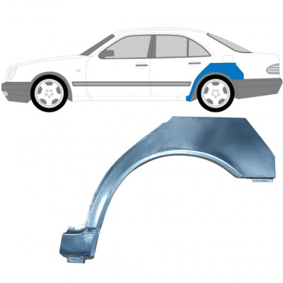 Lem zadného blatníka pre Mercedes E-class 1995-2003 / Ľavý 6722