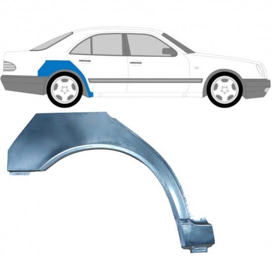 Lem zadného blatníka pre Mercedes E-class 1995-2003 / Pravá 6721