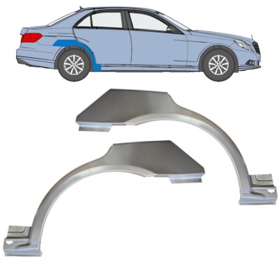 Lem zadného blatníka pre Mercedes-Benz E-Class W212 2009-2016 / Ľavá+Pravá / Sada 14867