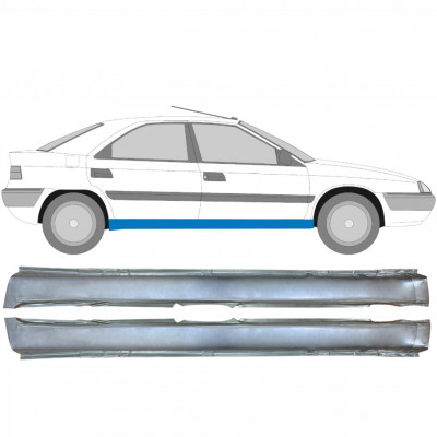 Kompletný prah pre Citroen Xantia 1993-2001 / Ľavá+Pravá / Sada 6476