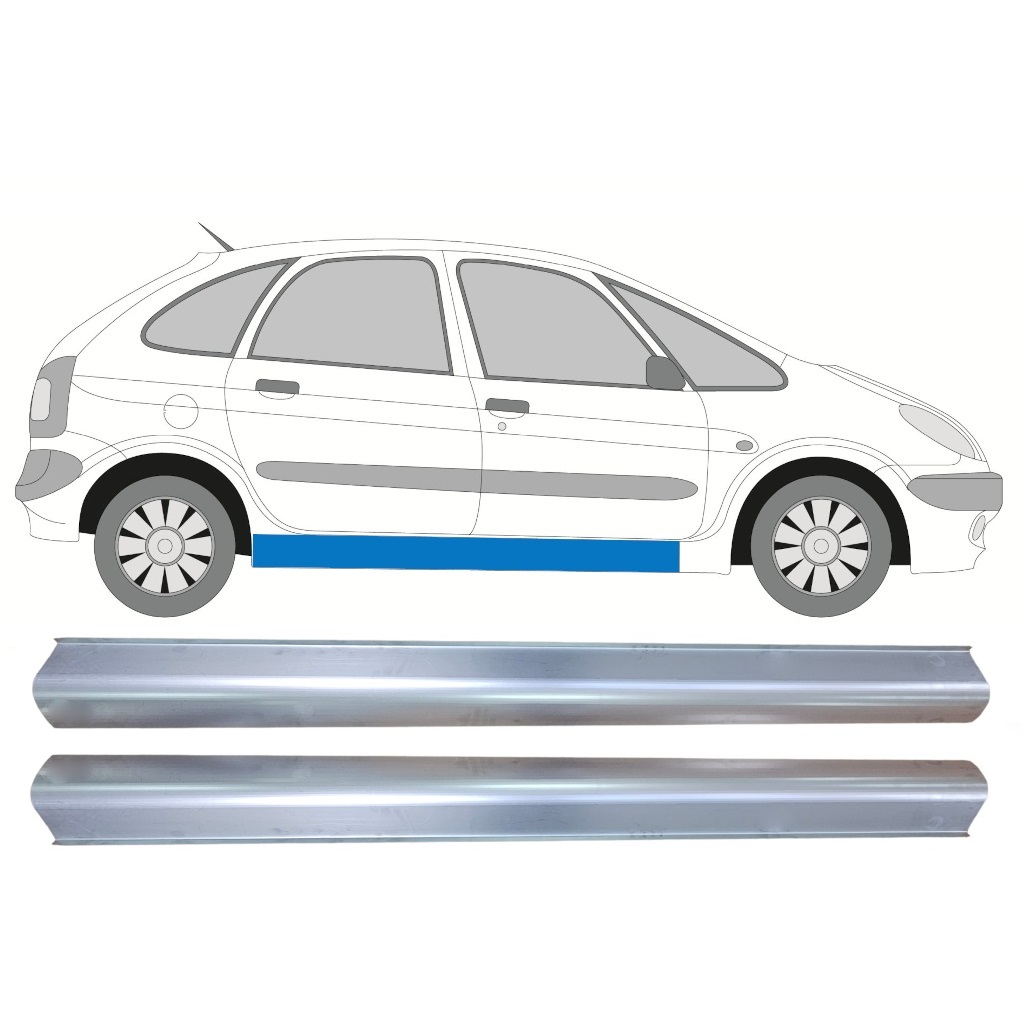 Opravný Plech Prahu Pre Citroen Xsara Picasso 1999-2012 / Vľavo = Vpravo (Symetrické) / Sada 10254