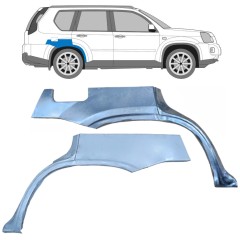 Lem zadného blatníka pre Nissan X-Trail 2007-2014 / Ľavá+Pravá / Sada 9586