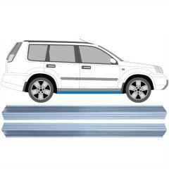 Opravný plech prahu pre Nissan X-Trail 2001-2007 / Ľavá+Pravá / Sada 11947