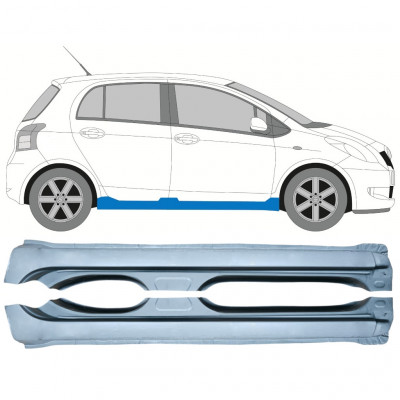 Opravný plech prahu pre Toyota Yaris 2006-2011 / Ľavá+Pravá / Sada 10015