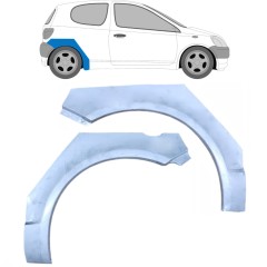 Lem zadného blatníka pre Toyota Yaris 1999-2005 / Ľavá+Pravá / Sada 10400