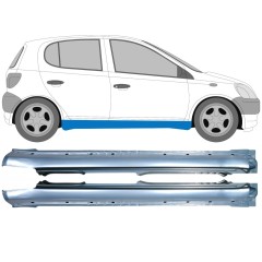 Kompletný prah pre Toyota Yaris 1999-2005 / Ľavá+Pravá / Sada 9213