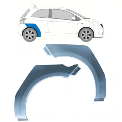 Lem zadného blatníka pre Toyota Yaris 2006-2011 / Sada 11446