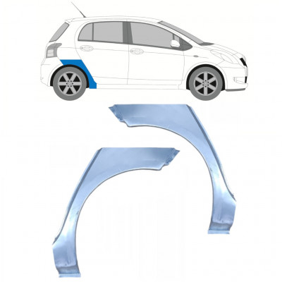 Lem zadného blatníka pre Toyota Yaris 2006-2011 / Ľavá+Pravá / Sada 10619