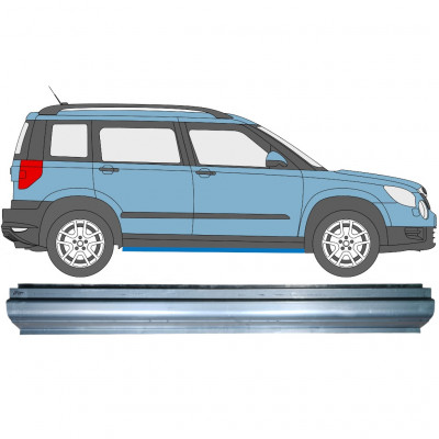 Opravný plech prahu pre Skoda Yeti 2009- / Vľavo = Vpravo (symetrické) 7201