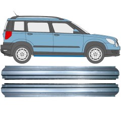 Opravný plech prahu pre Skoda Yeti 2009- / Ľavá+Pravá / Sada 11378
