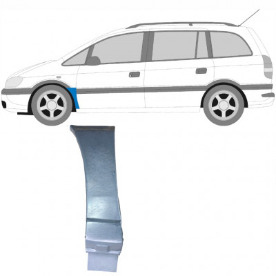 Opravný plech predného blatníka pre Opel Zafira 1999-2005 / Ľavý 6095