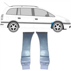 Opravný plech predného blatníka pre Opel Zafira A 1999-2005 / Ľavá+Pravá / Sada 9404