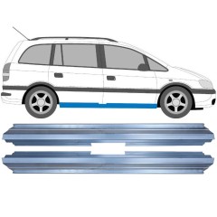 Opravný plech prahu pre Opel Zafira A 1999-2005 / Vľavo = Vpravo (symetrické) / Sada 9714