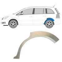 Lem zadného blatníka pre Opel Zafira B 2005-2012 / Ľavý 14757