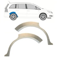 Lem zadného blatníka pre Opel Zafira B 2005-2012 / Ľavá+Pravá / Sada 14758
