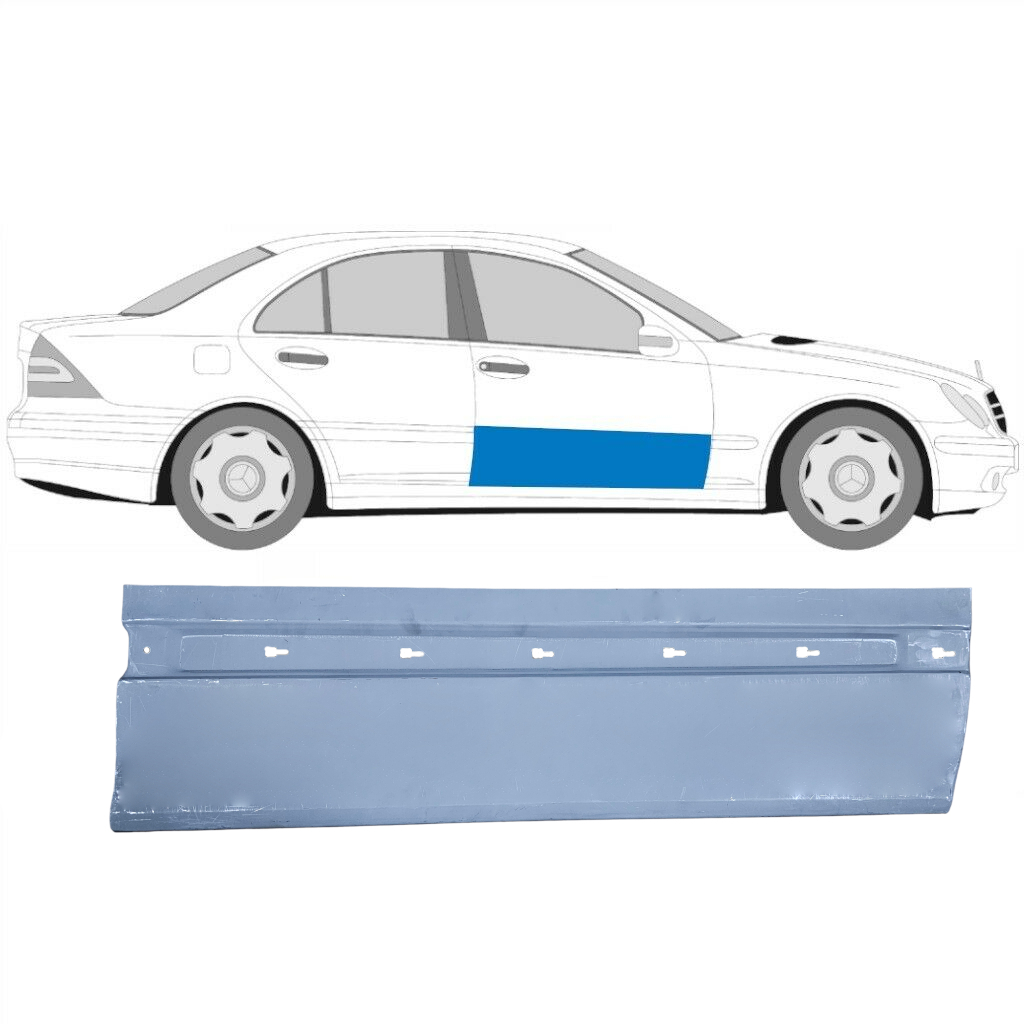 Opravný Plech Predných Dverí Pre Mercedes C-Class W203 2000-2007 / Pravá 5898