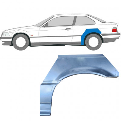 Lem zadného blatníka pre BMW E36 3 Cabrio 1990-2000 / Ľavý / COUPE 6213