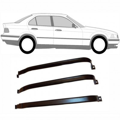 Objímky palivovej nádrže pre BMW 3 E36 1996-2000 318 1.8 6212