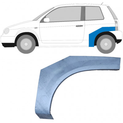 Lem zadného blatníka pre VW Lupo Seat Arosa 1998-2005 / Ľavý 5048