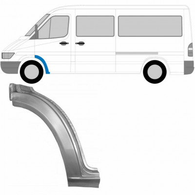 Opravný plech predného blatníka pre Mercedes Sprinter 1995-2006 / Ľavý 5304