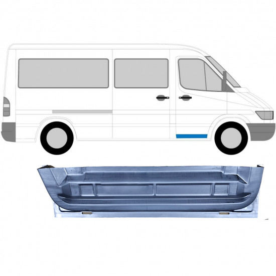 Opravný plech predných dverí pre Mercedes Sprinter 1995-2006 / Pravá 5316