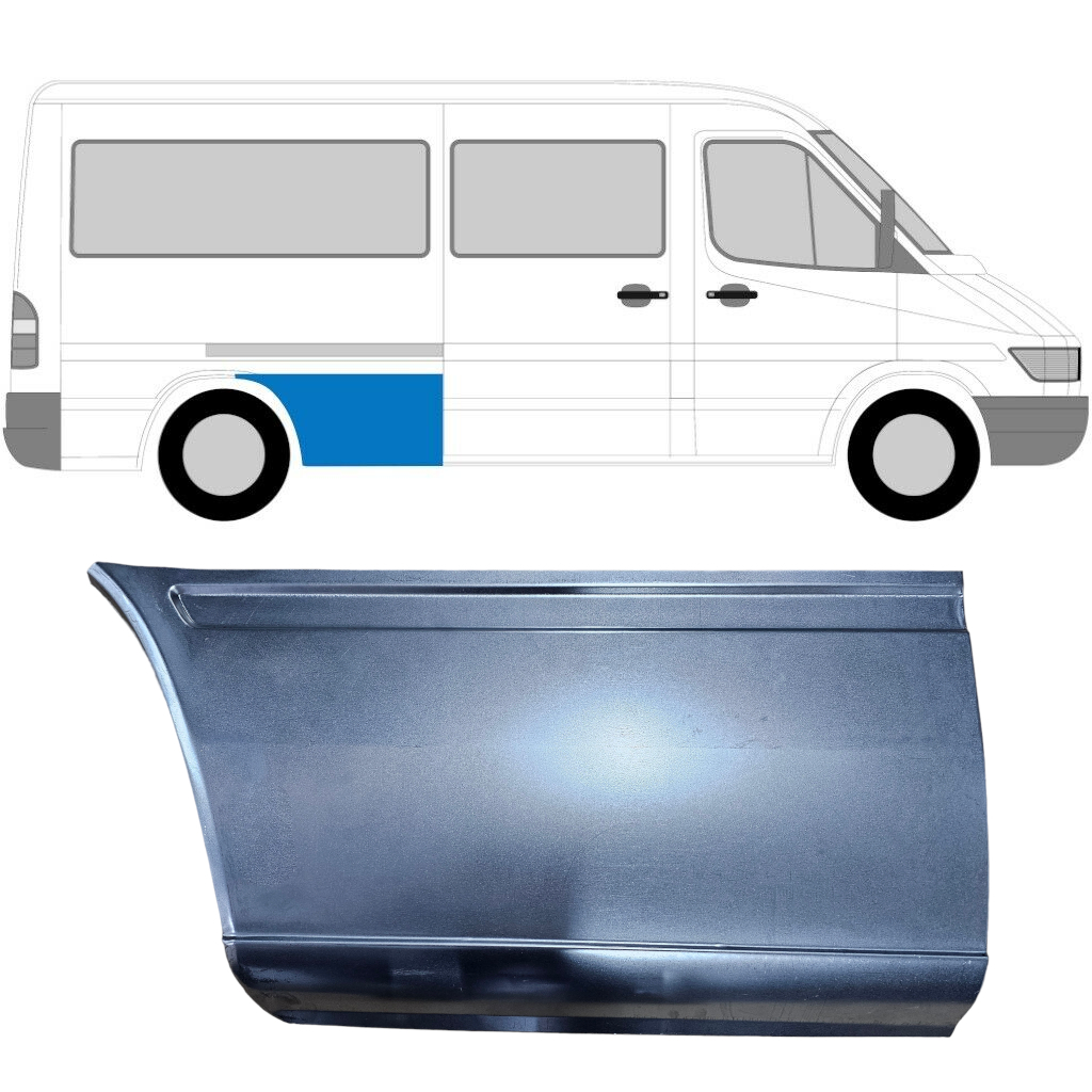 Lem Zadného Blatníka Pre Mercedes Sprinter 1995- / Mwb / Pravá 5328