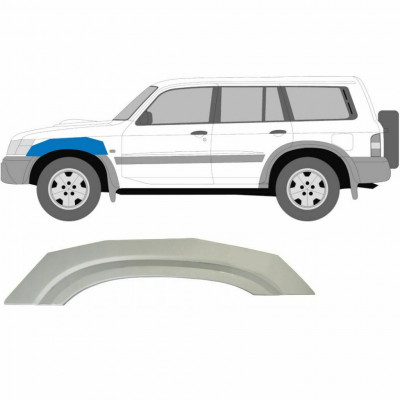 Opravný plech predného blatníka pre Nissan Patrol 1997-2009 / Ľavý 6258