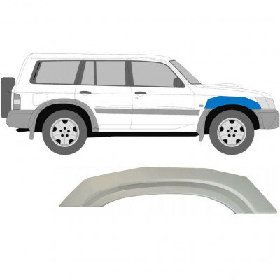 Opravný plech predného blatníka pre Nissan Patrol 1997-2009 / Pravá 6256