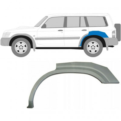 Lem zadného blatníka pre Nissan Patrol 1997-2009 / Ľavý 6264