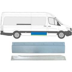 Opravný plech posuvných dverí pre Mercedes Sprinter 2006-2018 / Pravá / Sada 5849