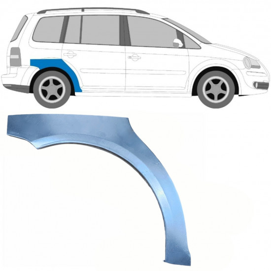 Lem zadného blatníka pre VW Touran 2003-2015 / Pravá 5107